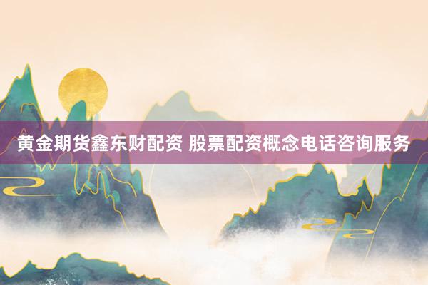 黄金期货鑫东财配资 股票配资概念电话咨询服务